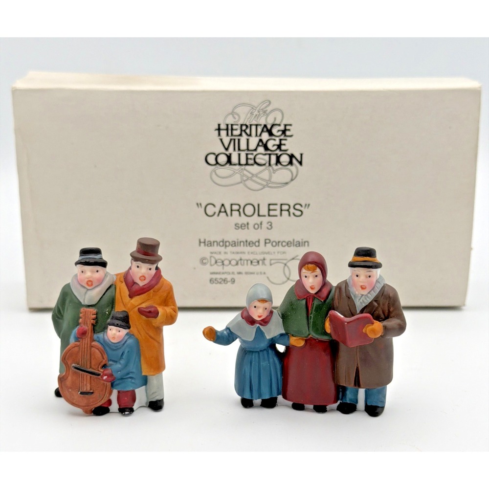 Dept 56 Heritage Village Collection Carolers Original box 6526-9 Replacement